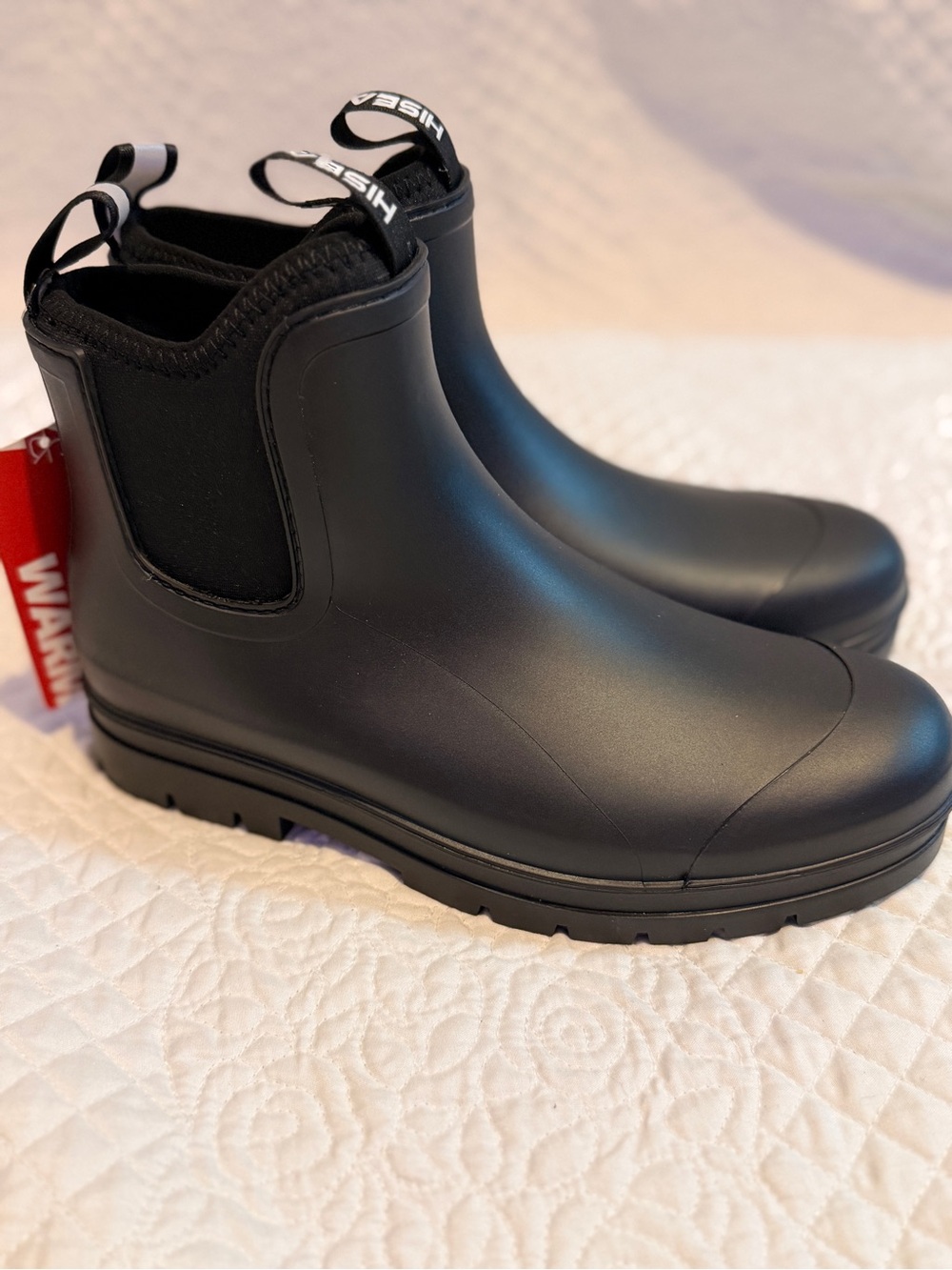 Women's Chelsea Waterproof Rain Boots - Black